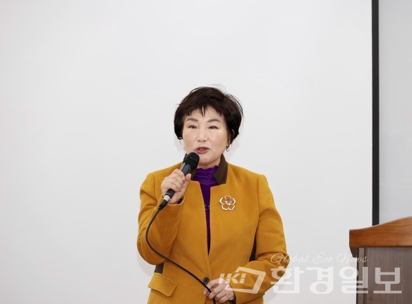 전혜숙 전 국회의원은 환경기술사의 명칭과 역할을 명확히 정립해 국민적 이해를 높이고 대외 활동을 강화해야 한다고 강조했다. /사진=박준영 기자