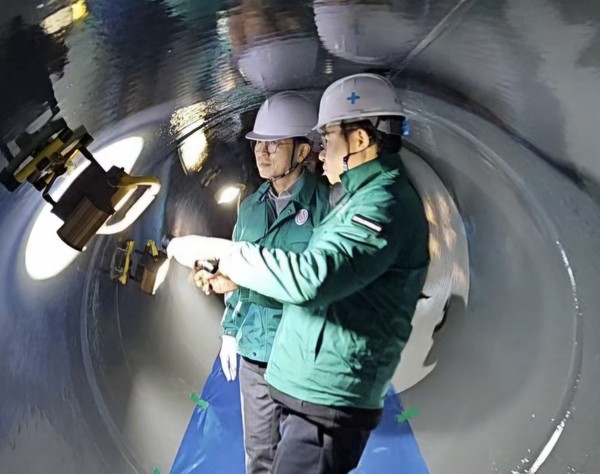 김완섭 환경부 장관, 노후상수도 개량 현장 점검 /사진=환경부