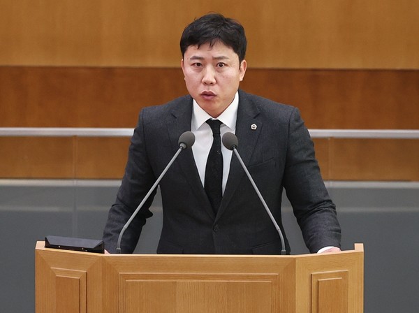 오세풍 의원, 5분 발언 /사진제공=경기도의회