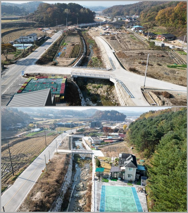 경기도, 여주시 걸은천 지방하천 정비사업 준공 /사진제공=경기도