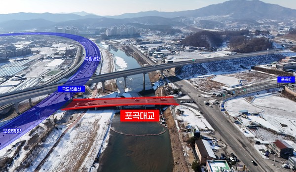 포곡대교 전경 /사진제공=용인시