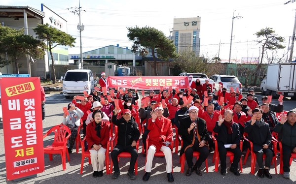 신안군 비금도에서 12월부터 첫 번째 햇빛연금 지급이 이뤄졌다.  /사진제공=신안군
