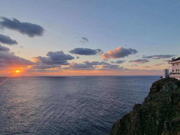 독도에서 본 2025년 새해 첫 일출 풍경 /사진제공=서경덕 교수팀