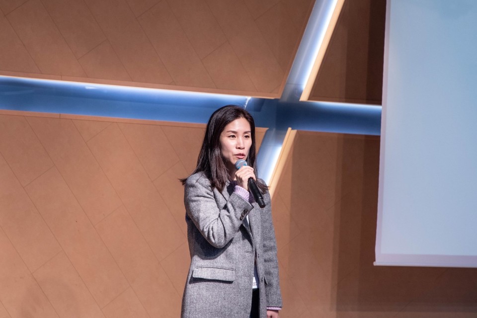 환영사를 하는 박민혜 한국WWF 사무총장 /사진제공=WWF