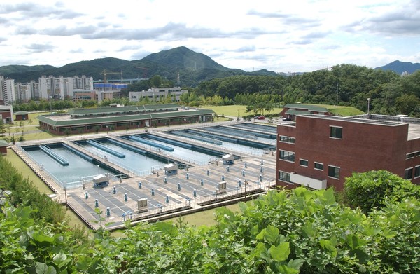 청계통합 정수장 전경 /사진제공=안양시