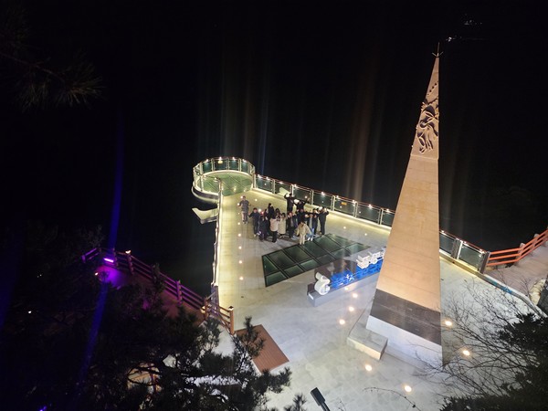 땅끝꿈길랜드 야간개장(땅끝탑) /사진제공=해남군