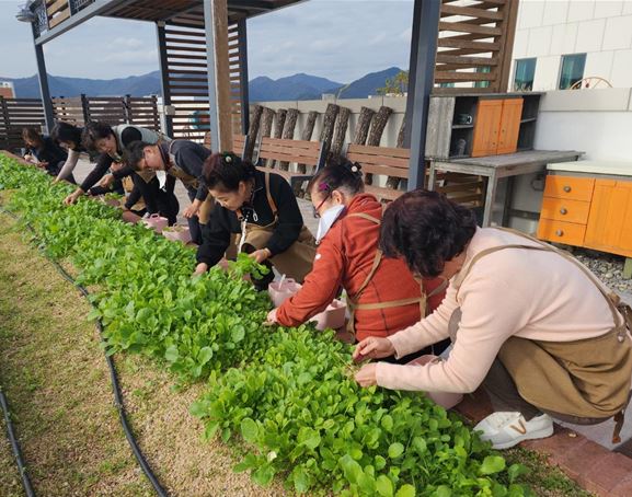 시 농업기술센터는 3~6월까지 '우리 가족 치유농업 서비스'를 운영한다고 밝혔다. /사진제공=부산시 