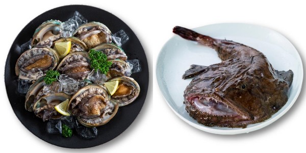 2월 이달의 수산물 전복, 아귀 /사진제공=해양수산부