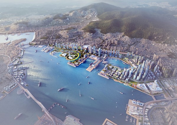 부산항 북항 재개발 해양 기관 클러스터 조감도 /자료제공=해양수산부