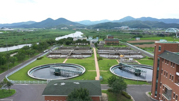 경주시 안강공공하수처리장 전경 /사진제공=경주시