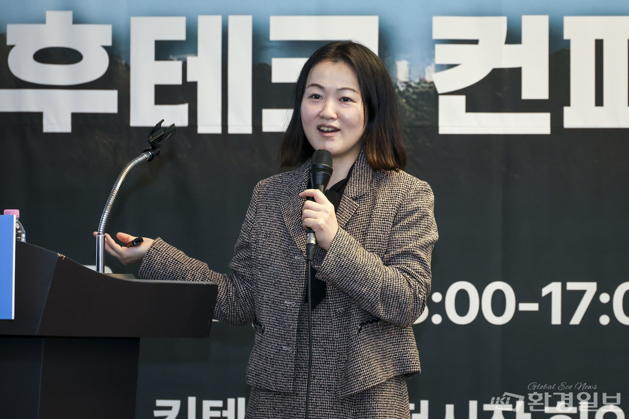 박주영 서울대 건설환경공학부 교수는 “순환경제는 경제 전반의 기술, 산업, 정책의 자원 효율 혁신을 추구하는 산업 전략”이라고 강조했다. /사진=이다빈 기자