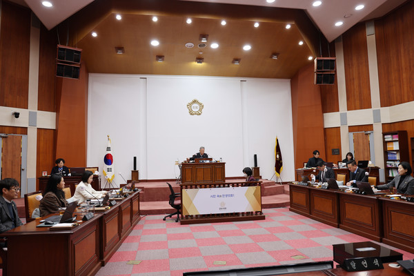 제280회 군포시의회 임시회-행감특위 현장 /사진제공=군포시의회