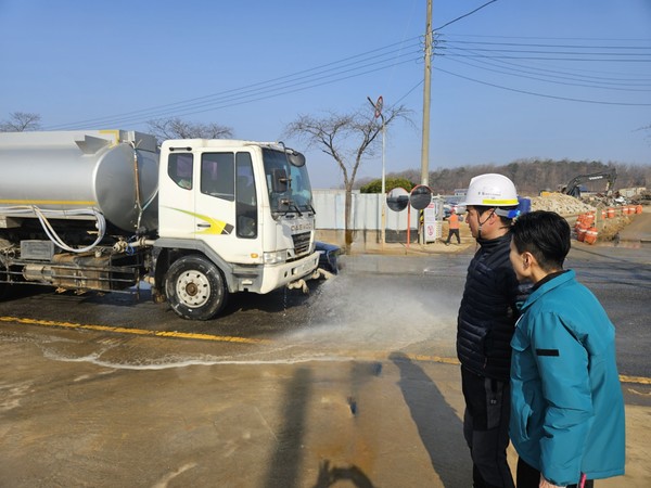 수도권대기환경청, 건설현장 미세먼지 점검 /사진=수도권대기환경청