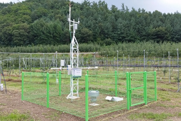 기상데이터 수집용 농업기상대 /사진제공=영천시