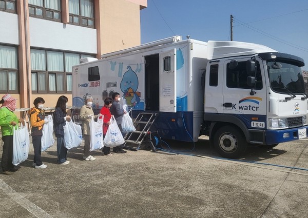 이동형 세탁 차량