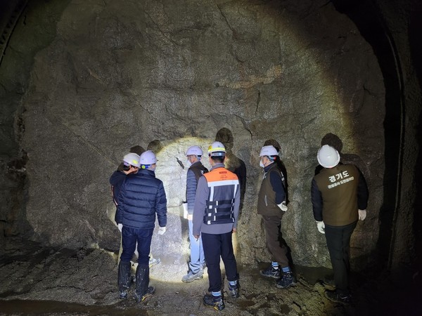 도봉산~옥정 광역철도 3 공구 터널 점검 /사진제공=경기도