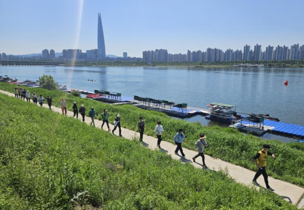 2024년 ‘중강도 이상 인터벌 워킹크루‘ 프로그램 현장 /사진제공=광진구