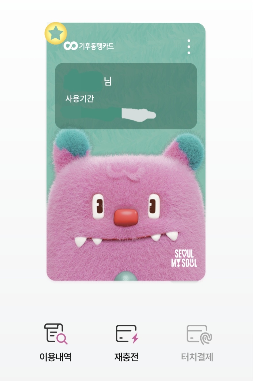 기후동행카드는 모바일 앱을 통해 NFC로 이용할 수 있다. /자료=김태현 객원기자