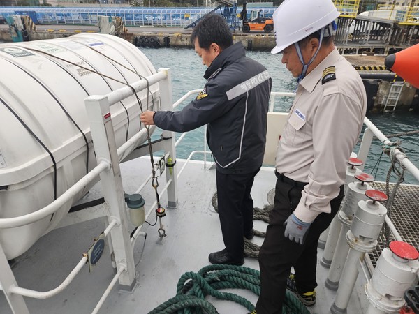 퀸스타2호 여객선 점검 /사진=해양수산부