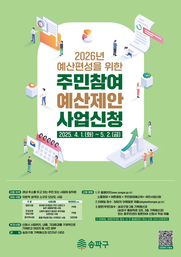 주민참여예산 제안사업 안내 /사진제공=송파구