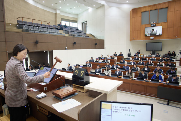 용인특례시의회, 제292회 임시회 개회 /사진제공=용인특례시의회