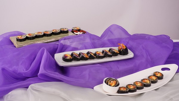 김밥 개발 실천 교육 /사진제공=신안군