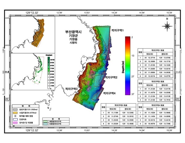 군은 '2025년 바다숲 조성 신규 사업' 대상지로 최종 선정됐음을 밝혔다. /자료제공=기장군 