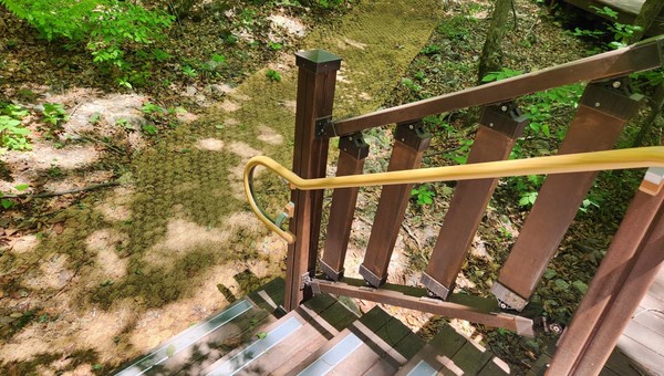 시각장애인을 위한 무장애탐방로 /사진=환경부