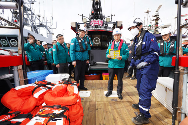 송명달 해수부 차관, 경인 권역 어선안전관리 상황 점검 /사진=해양수산부