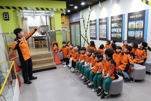 봉계초병설유치원 2025 안전체험관 체험 /사진제공=김천시교육지원청