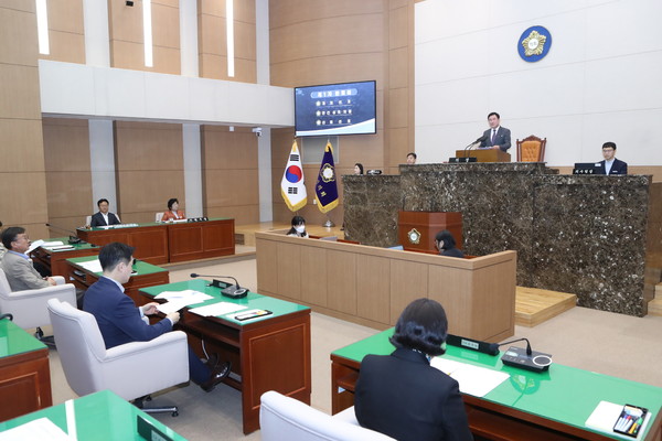 제253회 이천시의회 임시회 개회  /사진제공=이천시의회