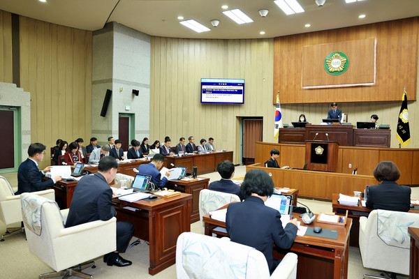 의왕시의회, 제310회 임시회 개회  /사진제공=의왕시의회