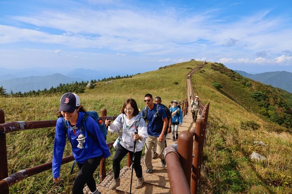 소백산 연화봉 트레킹 /사진제공=환경부