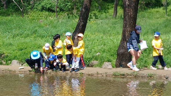 양재천 생태프로그램 /사진제공=강남구