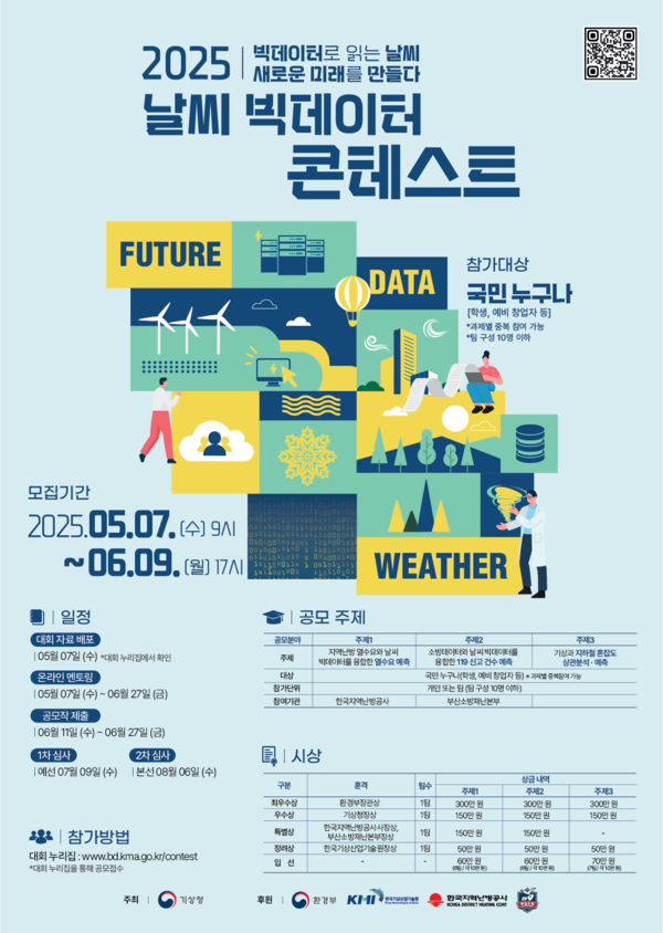 2025 날씨 빅데이터 경진대회(콘테스트) /자료제공=기상청