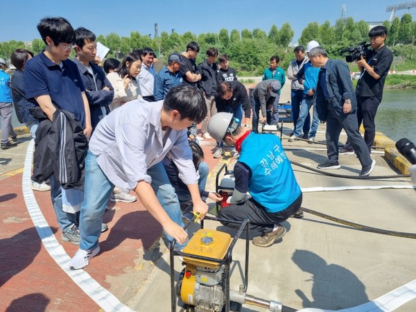 풍수해 교육 현장 /사진제공=강남구