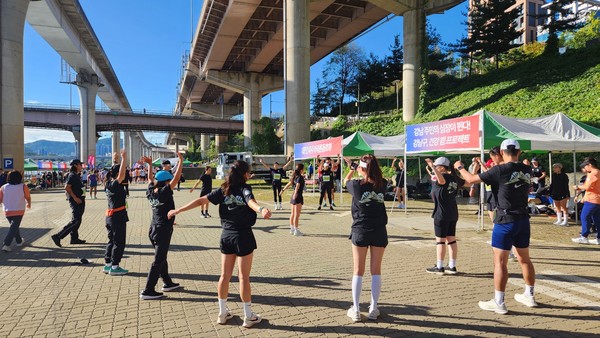 지난해 진행한 건강 뜀 프로젝트 러닝 /사진제공=강남구