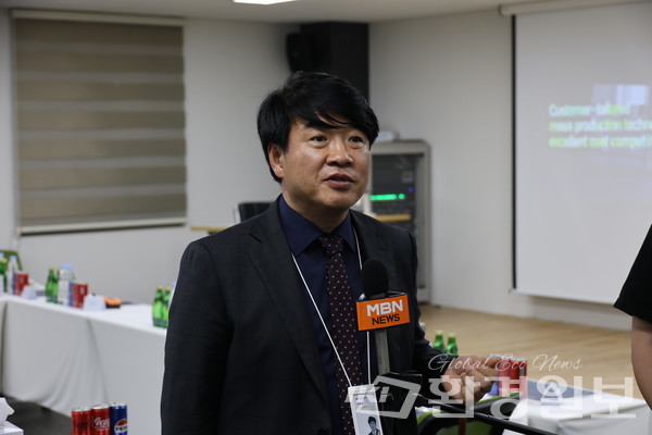 종홍구 엔켐 총괄 사장은 대외 불확실성 속에서도 한국 2차전지 산업의 위상을 알리고 정책적 지원을 이끌어내기 위해 미국 전직 의원들과의 민간 외교에 적극 나섰다고 밝혔다. /사진=박준영 기자