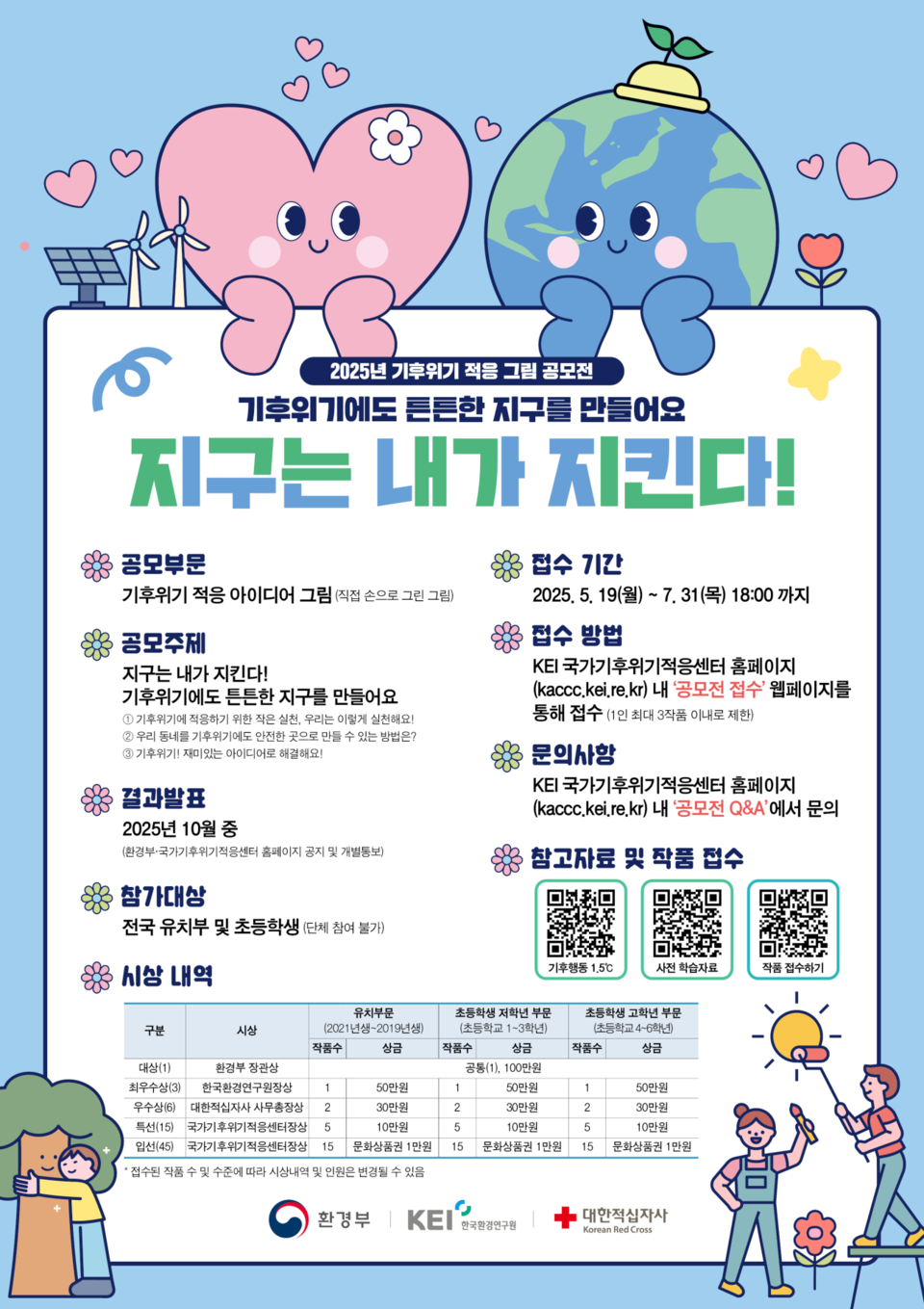 ‘2025년 기후위기 적응 그림 공모전’ 안내 /자료제공=환경부