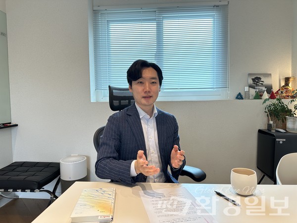 김형수 대표는 트리플래닛이 산불 대응을 위한 방재형 숲 조성과 미래세대 환경 교육을 위한 학교 생태숲 구축에 집중하고 있다고 설명했다. /사진=박준영 기자