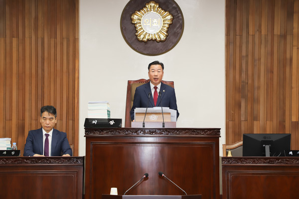 제74회 여주시의회 제1차 정례회 개회  /사진제공=여주시의회
