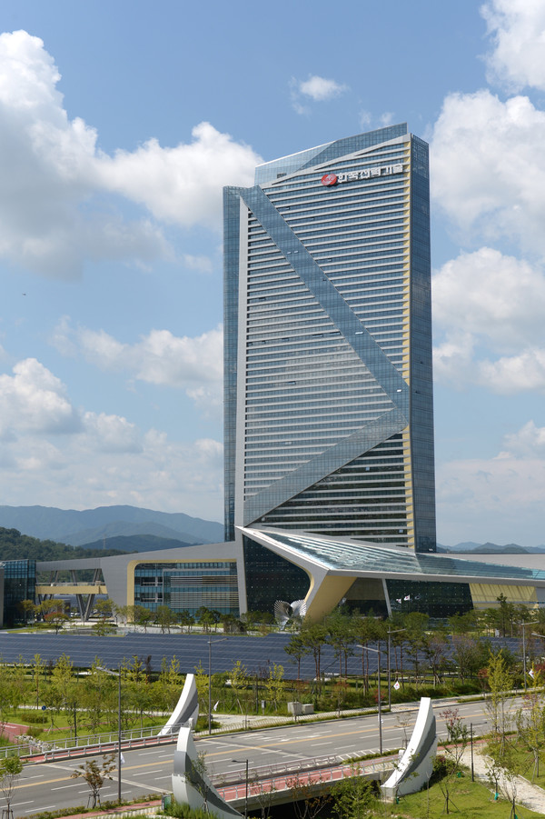  경북혁신도시에 위치한 한국전력기술 전경 /사진제공=한국전력기술