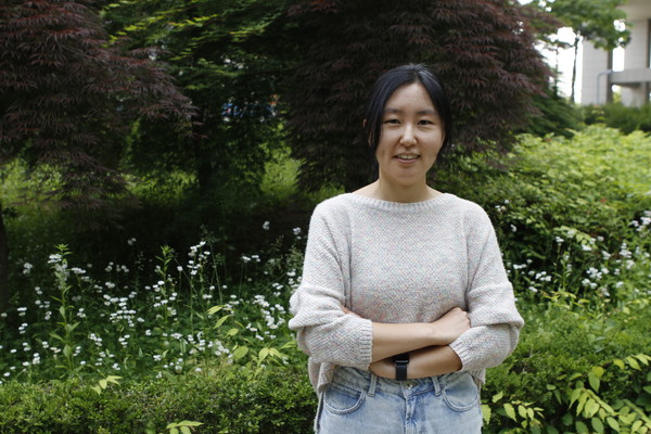 우리나라 유일무이한 여성 빙하학자인 신진화 극지연구소 빙하지권연구본부 연구원 /사진=박정미 기자