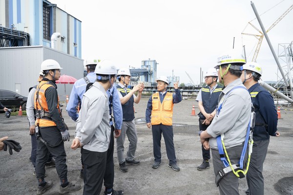 장마철 및 혹서기 대비 건설현장 특별 안전점검 현장 /사진제공=한국중부발전