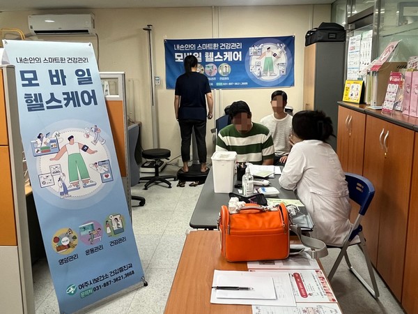 여주시, 여주시보건소 「모바일헬스케어사업 시범운영 실시 /사진제공=여주시