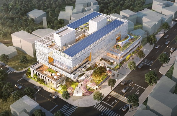 현재 시공 중인 청도군 보건소 조감도 /사진제공=청도군