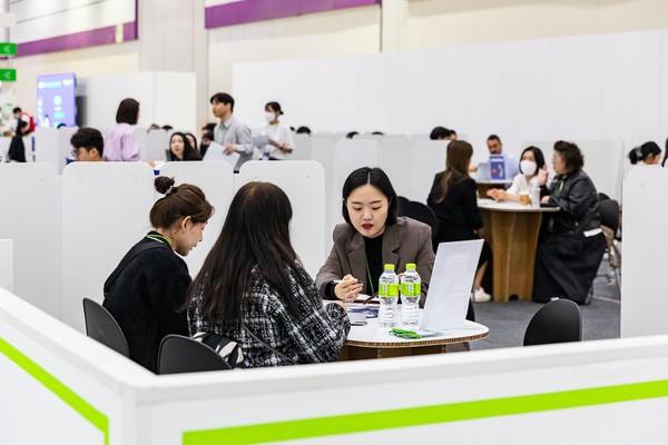 2024 대한민국 ESG 친환경대전에서는 총 16개국 53개사 바이어와의 수출 상담을 통해 높은 규모의 상담·계약 성과를 거둬 높은 평가를 받았다. /사진제공=메쎄이상