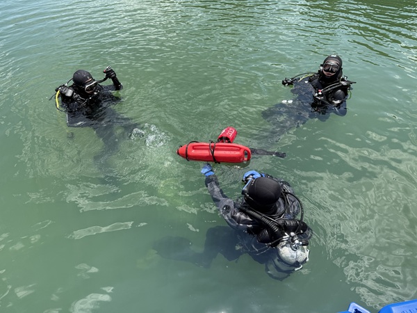 ‘하계 수난사고 대응 특별구조훈련’ 현장 /사진제공=청송소방서