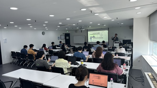 에코비트 전사 첫 AI교육 현장사진 /사진제공=에코비트