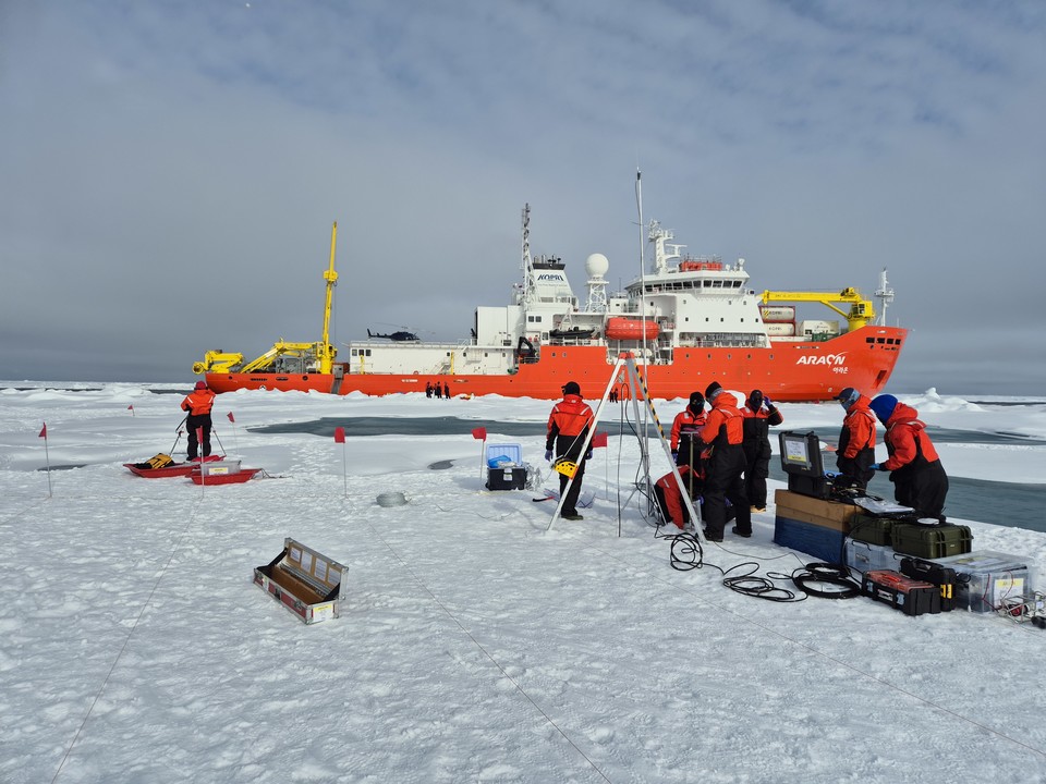 2024년 븍극항해 해빙캠프 /사진제공=해양수산부